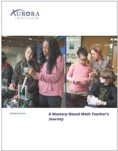 Cover of Mastery-Based Math Report