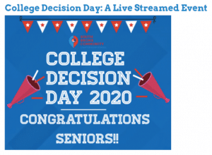 Announcement of College Decision Day 2020