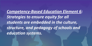 CBE definition element 6: Equity by Design