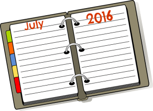 Calendar Page July