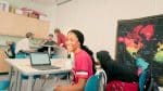 Winooski student engaging in proficiency-based learning