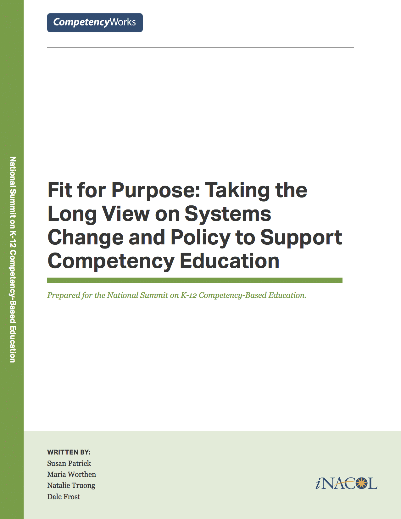 Fit for Purpose: Taking the Long View on Systems Change and Policy to ...