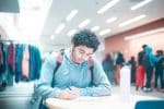 Winooski student engaging in proficiency-based learning