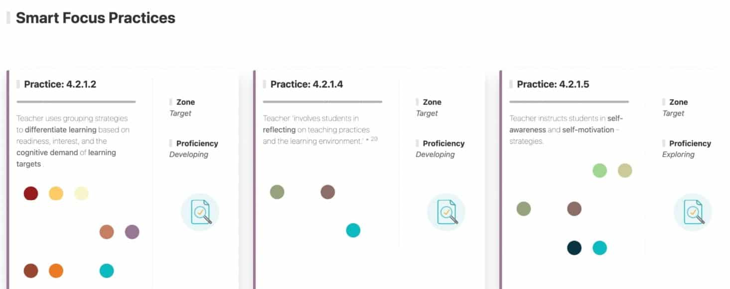 Figure Showing Smart Focus Practices