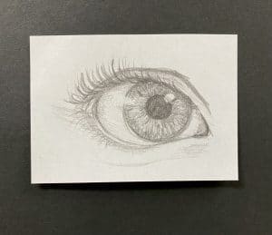Drawing of an eye