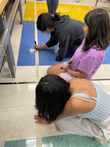 Students in the on-campus STEM internship, which is a key Big Picture Learning experience