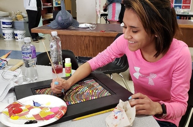 Integrated Arts Academy Student Painting