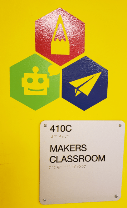 Maker Classroom Door Sign