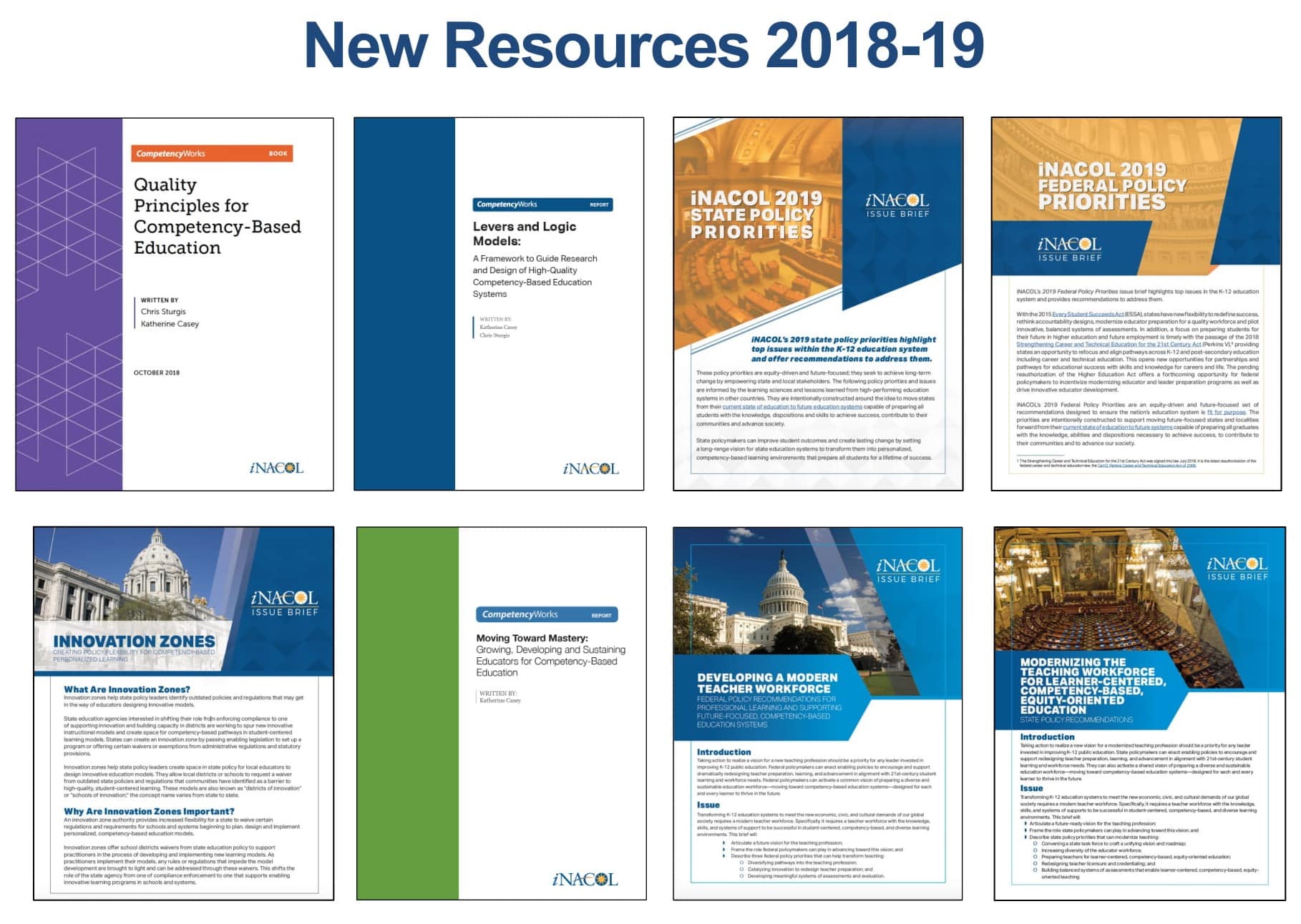 New Resources 2018-19, 1 of 3