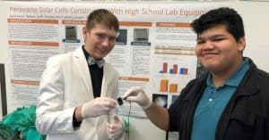 Two Students and a Solar Cell