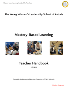 Cover of TYWLS Mastery Handbook
