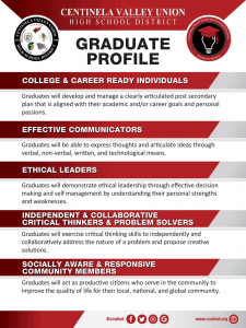 Centinela Valley Union Graduate Profile 889w