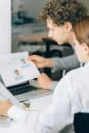 Two researchers look at graphs