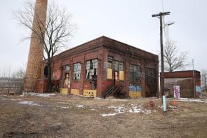 Building in Chelsea MA depicting gentrification