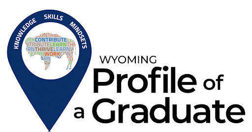 Wyoming profile of a graduate graphic