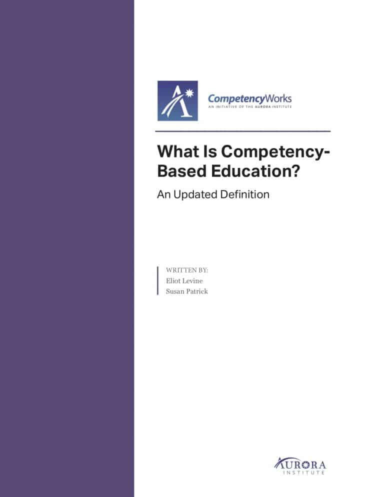 What Is Competency-Based Education? An Updated Definition - Aurora ...