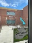 Quiet inner courtyard at Winooski